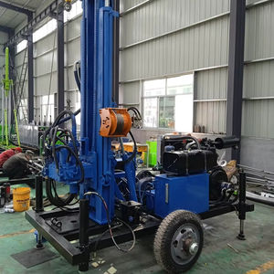 水井戸掘削リグ油圧クローラータイプミニポータブル水井戸用 - Product Image 1