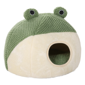 Nid d'animal de compagnie de la série Small Frog confortable et chaud pour chien et chat pour l'automne et l'hiver - Product Image 1