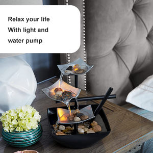 Pompa automatica <span class=keywords><strong>da</strong></span> <span class=keywords><strong>tavolo</strong></span> per <span class=keywords><strong>fontana</strong></span> <span class=keywords><strong>da</strong></span> rilassamento a 3 livelli per interni con interruttore di alimentazione <span class=keywords><strong>lampada</strong></span> <span class=keywords><strong>da</strong></span> <span class=keywords><strong>tavolo</strong></span> per <span class=keywords><strong>fontana</strong></span> Extra profonda - Product Image 5