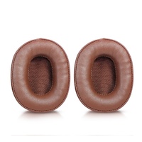 Coussinets de remplacement pour casque de moniteur ATH-SR5 Audio Technica Coussinets d'oreille avec mousse haute densité en cuir protéiné plus doux