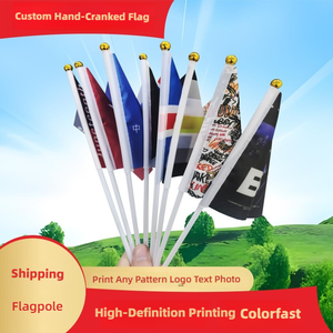 Bandiera Personalizzata con Stampa Digitale a Iniezione Diretta, Bandierine Rettangolari Colorate per Feste, Accessori Personalizzabili - Product Image 2