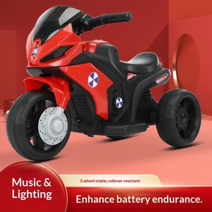 Motocicleta Eléctrica para Niños y Triciclo para Niños, Auto Recargable con Batería Grande, Material Plástico para Niños de 1 a 3 y de 3 a 6 Años - Product Image 3