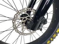 Vélo de montagne électrique à pneus larges QUEENE Bafang Ultra 750-1000, cadre en alliage d'aluminium avec moteur central et batterie intégrée