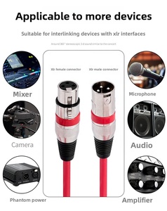 <span class=keywords><strong>Cable</strong></span> de Audio XLR Balanceado Multicolor, <span class=keywords><strong>Macho</strong></span> a <span class=keywords><strong>Hembra</strong></span>, con Revestimiento de PVC, Cobre Libre de Oxígeno, para Mezcladora, Escenario y Estudio - Product Image 5