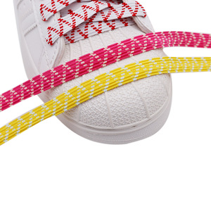 Weiou Fabricante Accesorios para zapatos Estilo de moda Cordones de resorte elásticos de dos colores para jumpmans y zapatos 700 - Product Image 4