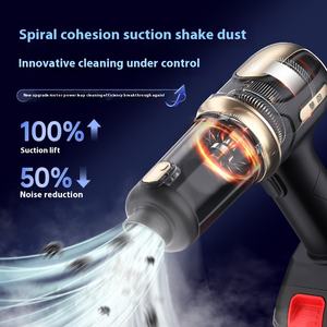 Aspirateur multi-usages sans fil à <span class=keywords><strong>super</strong></span> puissance d'aspiration 21kpa, moteur sans balais, batterie amovible, double usage pour la voiture et la maison - Product Image 5