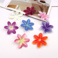 Collection de pétales de fleurs 3D colorés en film, fausses lys polyvalentes faites à la main, décorations pour coiffes et épingles à cheveux, artisanat d'intérieur