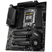 Motherboard Gaming MS'I PRO TRX40 PRO 10G STRX4 AMD TRX40 Bekas dengan Soket STRX4 Mendukung AMD Ryzen Threadripper Generasi ke-3