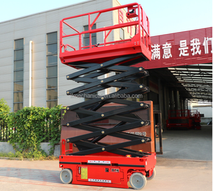 Plataforma Elevadora de Tijera Autopropulsada Eléctrica de 4-18 Metros y 320 kg, Plataforma de Trabajo Aérea Móvil con Motor de Alta Eficiencia, Venta de Fábrica - Product Image 2