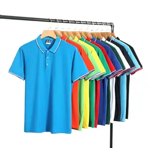 Camiseta polo de marca de alta qualidade personalizada para homens e mulheres, camisa polo tática de algodão por atacado com logotipo personalizado