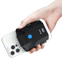 Eyoyo Clip arrière de téléphone sans fil 1D 2D QR lecteur de codes à barres Bluetooth Scanner de codes à barres pour la logistique Express