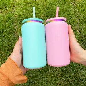 กระป๋องโซดาเบียร์สแตนเลสเคลือบสีรุ้ง ขนาด 16 ออนซ์ สำหรับสลักเลเซอร์ 25PACK-USA Warehouse - Product Image 5