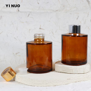 ขวดแก้วสีชาสำหรับน้ำหอมปรับอากาศแบบก้านไม้หอม ขนาด 50 มล. 100 มล. 120 มล. 150 มล. 200 มล. ขายส่ง - Product Image 1