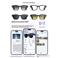 Lunettes intelligentes G05 ProMax de pointe avec caméra 13MP, fonction de charge inversée pour les appels, commande par bouton tactile, Wi-Fi