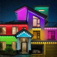 Lampes LED IP67 étanches en polycarbonate avec émission de couleur RVB pour la décoration de bâtiments
