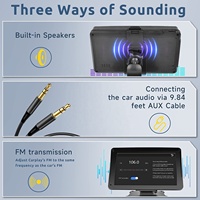 Écran portable sans fil CarPlay Podofo, AirPlay, Android Auto, autoradio stéréo BT, écran tactile 7 pouces, moniteur intelligent, électronique automobile