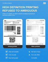 Imprimante thermique GOOJPRT CC460 sans fil, impression de PDF sur téléphone, imprimante d'étiquettes d'expédition, d'expédition et de codes-barres