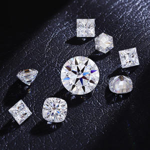 Piedras Sueltas de Moissanita Redondas Brillantes, 8 Corazones 8 Flechas, D VVS1, Corte Brillante Redondo, Moissanita Suelta - Product Image 2