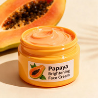 Crème visage à la papaye hydratante et éclaircissante de haute qualité en gros, pour lutter contre le vieillissement et corriger les taches brunes