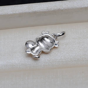 Pendentif en argent S925 avec 5-6 perles, appui-tête féminin, accessoires de bijoux DIY, 4042, matériau or rose, pendentif de type CZ, motif du zodiaque - Product Image 3