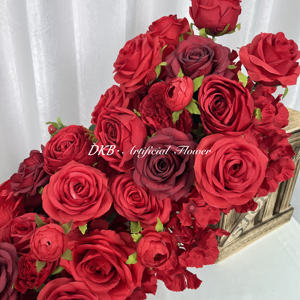 DKB décor à la maison fournitures de mariage fleurs artificielles décorations de mariage coureur - Product Image 6