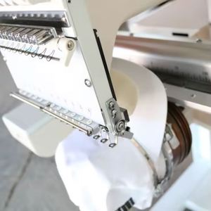 Máquina de Bordar Computarizada Plana y Automática |   Rodamiento Industrial de Cabezal Único para Procesamiento de Alimentos, Encaje e Hilo, 1200 RPM - Product Image 4