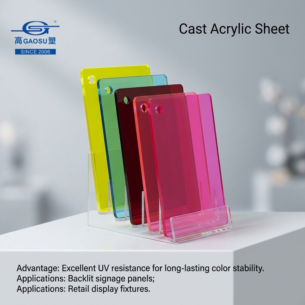 3mm Acrylic Sheet Cast High Clarity Clear Colored Frosted Durable PMMA Board for Furniture Deco · image 1