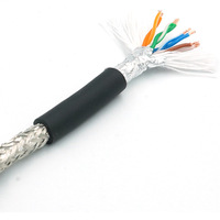 Kabel Rantai Energi Kelas Industri Fleksibel Tinggi 6A/7 Berpelindung Ganda dengan Jaket PVC Elastis Tidak Tahan Api Dirancang untuk