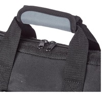 Sac de rangement d'outils durable et résistant à l'usure avec bandoulière réglable, organiseur d'outils portable, 16 poches, 12 pouces