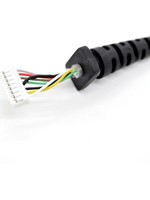 كابل تمديد سلكي للسيارات من Spring بـ 8 أسلاك ورأس كريستالي RJ45 للاتصال ثنائي الاتجاه باليد