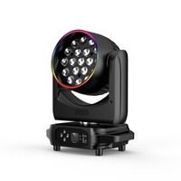 Oeil d'abeille Led ouverture éclairage de scène RGBW LED lavage lumières principales mobiles avec anneau de bande pour la location de théâtre d'événement de scène