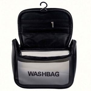 Customized Large Capacity Portable Travel <b>Makeup</b> <b>Bag</b> <b>Transparent</b> PVC Toiletry <b>Bag</b> for Business & Promotional Gifts - Product Image 3