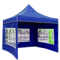 Tente de camping extérieure 2x2 3x3 3x4.5 avec fenêtre, protection UV 420D