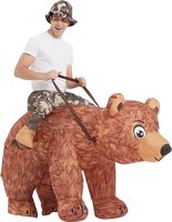 Costumes et ensembles de costumes gonflables pour adultes, ours, déguisements amusants, costumes de fête d'Halloween pour unisexe