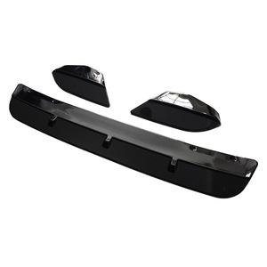 Divisor de Parachoques Delantero BMW en Negro Brillante ABS para X3M X4M 2018 2021 Versión MP - Product Image 3
