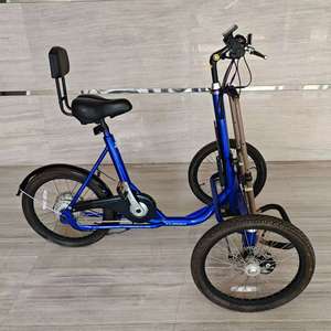 Tricycles à une vitesse, vélos cargo à 3 roues, vélos électriques Bakfiets pour loisirs, courses, exercices avec dossier - Product Image 5