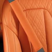 Couvre-ceinture de sécurité en cuir, coussin d'épaule doux et respirant pour un confort de conduite, accessoires intérieurs adaptés aux BYD Toyota