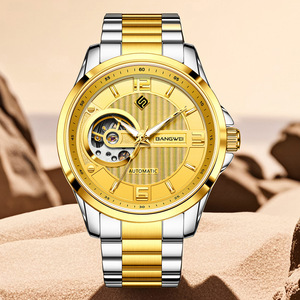 Reloj automático LIGE para hombre, caja y correa de acero inoxidable, resistente al agua, 30 bar, movimiento japonés - Product Image 5
