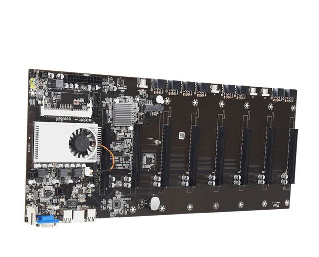 High Performance T37 Motherboard Onboard CPU Slot 50mm DDR3 8 GPUs Graphics Card T37 Motherboard