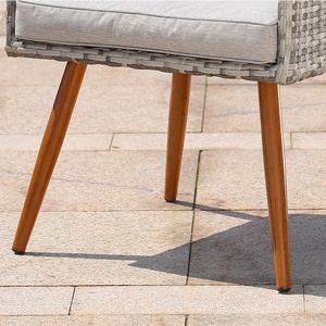 Silla de cuerda para tejer moderna al aire libre, muebles de jardín de mimbre / ratán, <span class=keywords><strong>mesa</strong></span> tejida para 4 asientos, patio, sofá - Product Image 6