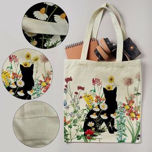 Bolsa de Tela Personalizada de 4-12 oz, Color Natural, con Estampado Digital de Mascotas, Asa de Lazo, Bolsa de Transporte de Lona de Algodón Resistente - Product Image 6