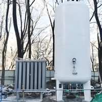 Nouvelle station de régazification de GNL électrique Zhuoyue en alliage d'aluminium 10000 Nm³/h, évaporateur à air ambiant, facile à utiliser, garantie 1 an