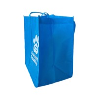 Sacs de Course Non Tissés Écologiques avec Logo Personnalisé Imprimé, Réutilisables, Grands, Durables, Robustes pour Épicerie