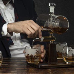 أكواب زجاجية للمشروبات, أكواب زجاجية للمشروبات أعلى مبيعًا ، أقداح زجاجية للمشروبات على شكل برميل ، ويسكي ، دورق للدورق ، دورق للمشروبات من أعلى المنتجات مبيعًا في عام - Product Image 5