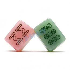 Juego de Mahjong de Lujo Marca Mahjong, Monograma Personalizado, Moderno, Fichas de Mahjong Americanas para <span class=keywords><strong>Mujer</strong></span>, Regalo - Product Image 5