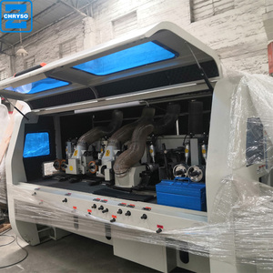 Raboteuse automatique de profil de meuble multi-têtes de moulage coupe-bois à six broches machine à mouler les quatre côtés - Product Image 6