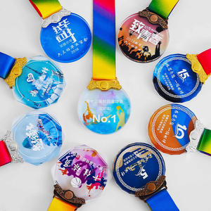 Medalla deportiva de diseño personalizado, medallas de bronce, plata, oro, chapadas en 3D, medallas deportivas de Metal, premios personalizados, medallas de diseño personalizado, 2017 - Product Image 3