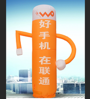 Modèle de poupée gonflable d'homme de guidage de route gonflable du logo personnalisé 2.5mH pour l'ouverture ou la publicité de magasin de téléphone