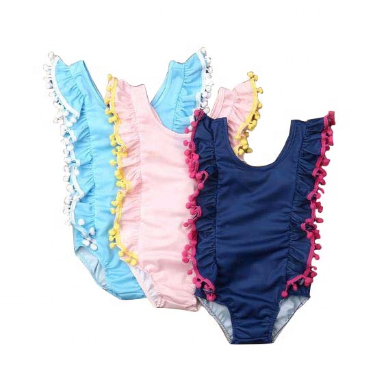 Детские купальники для девочек, летняя одежда для плавания, купальные костюмы аквафлота и розового цвета, модные купальники для маленьких девочек