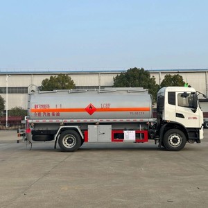 รถบรรทุกน้ำมันดีเซล Dongfeng 4x2 ขนาด 15CBM 12CBM พร้อมปั๊มสำหรับการขนส่งสินค้าอันตรายแบบเคลื่อนที่และการจ่ายน้ำมันในกลุ่มรถบรรทุก - Product Image 5